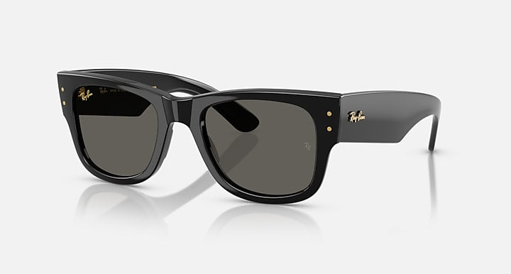 Ray-Ban MEGA WAYFARER Blacked Out A$AP Rocky Ultra-Noir propionate pont haut Lunette Solaire RB 0840s 6826/j5