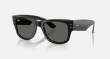Ray-Ban MEGA WAYFARER Blacked Out A$AP Rocky Ultra-Noir propionate pont haut Lunette Solaire RB 0840s 6826/j5