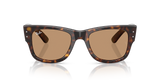 RAY-BAN : MEGA WAYFARER Summer Capsule | Havane Carré propionate pont haut Lunette Solaire RB 0840s 902/53 51