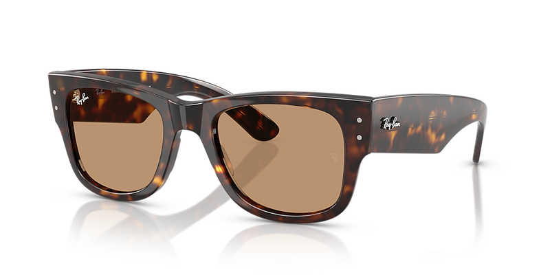 RAY-BAN : MEGA WAYFARER Summer Capsule | Havane Carré propionate pont haut Lunette Solaire RB 0840s 902/53 51