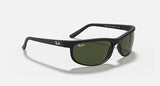 RAY-BAN : Ray-Ban PRÉDATEUR 2, Noir Mat, G-15 Vert RB 2027 W1847