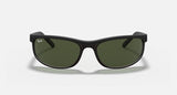 RAY-BAN : Ray-Ban PRÉDATEUR 2, Noir Mat, G-15 Vert RB 2027 W1847