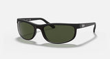 RAY-BAN : Ray-Ban PRÉDATEUR 2, Noir Mat, G-15 Vert RB 2027 W1847