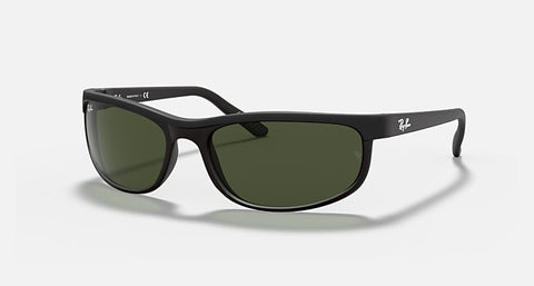RAY-BAN : Ray-Ban PRÉDATEUR 2, Noir Mat, G-15 Vert RB 2027 W1847