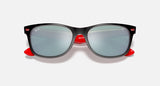 RAY-BAN — Nouvelle Wayfarer x Scuderia Ferrari Noir Mat rb2132m F638/30 55