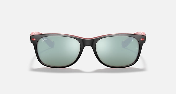 RAY-BAN — Nouvelle Wayfarer x Scuderia Ferrari Noir Mat rb2132m F638/30 55