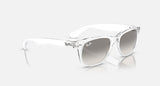 RAY-BAN : New Classic Wayfarer, Poli transparent, Gris clair RB 2132 6774/32 55