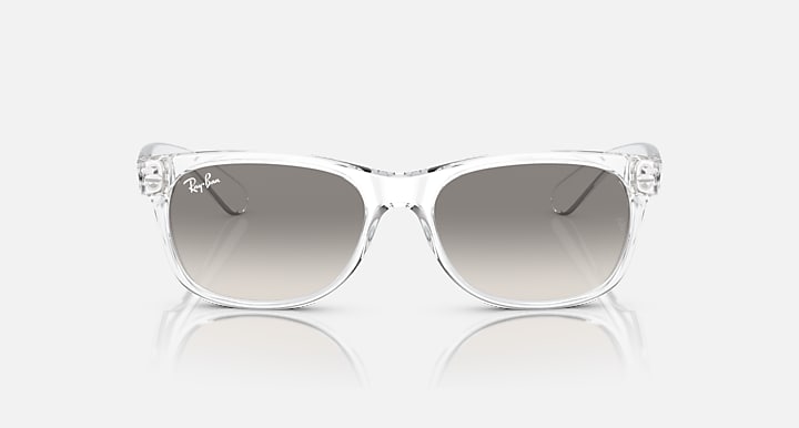 RAY-BAN : New Classic Wayfarer, Poli transparent, Gris clair RB 2132 6774/32 55