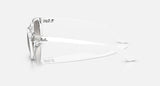 RAY-BAN : New Classic Wayfarer, Poli transparent, Gris clair RB 2132 6774/32 55