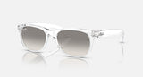 RAY-BAN : New Classic Wayfarer, Poli transparent, Gris clair RB 2132 6774/32 55
