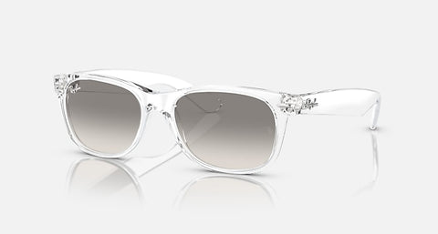 RAY-BAN : New Classic Wayfarer, Poli transparent, Gris clair RB 2132 6774/32 55