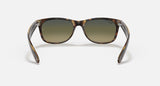 RAY-BAN : NEW WAYFARER CLASSIC Dégradé vert Bleu polarisé Rb2132 894/76