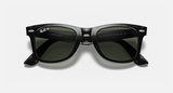 Ray-Ban Wayfarer Classic Original Carré Noir poli acetate Polarisé G-15 vert rb2140 901/58 50