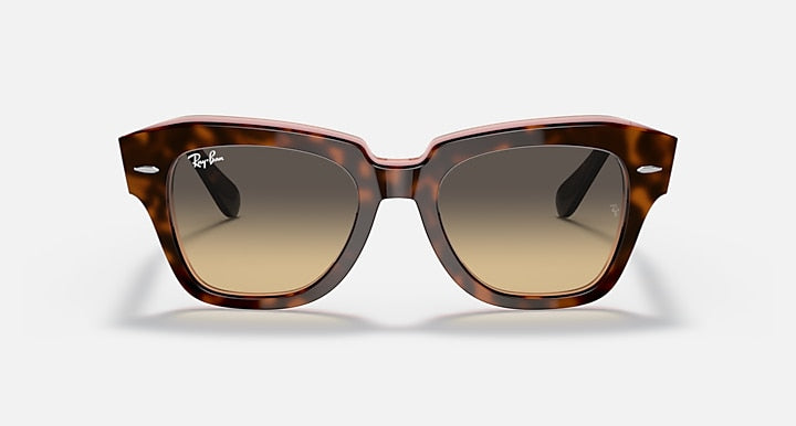 Ray-Ban Wayfarer Classic Original Carré Acétate Havane poli Dégradé marron/bleu Rb2186 1324bg 52