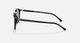 RAY-BAN : Léonard Carré Noir poli en acétate G-15 Vert Polarisé Rb2193 901 58 53