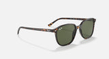 RAY-BAN : Léonard Carré Tortue polie en acétate G-15 Vert Rb2193 902/31 53