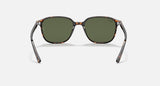 RAY-BAN : Léonard Carré Tortue polie en acétate G-15 Vert Rb2193 902/31 53