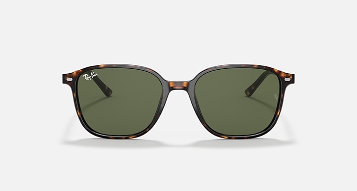 RAY-BAN : Léonard Carré Tortue polie en acétate G-15 Vert Rb2193 902/31 53