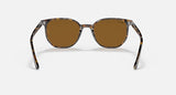 RAY-BAN : Elliot carré brun gris havane poli en acétate à lentilles polarisé marron | RB2197 1357/57