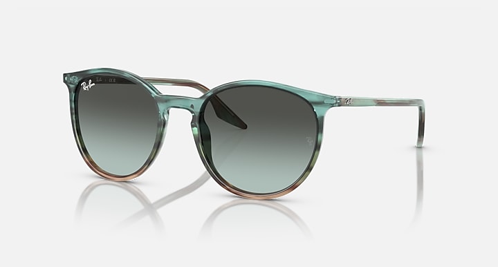RAY-BAN : RB 2204 — Lunettes Phantos en acétate Noir poli avec lentilles Gris clair | RB2204 901/32 51