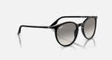 RAY-BAN : RB 2204 — Lunettes Phantos en acétate Noir poli avec lentilles Gris clair | RB2204 901/32 51