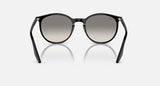 RAY-BAN : RB 2204 — Lunettes Phantos en acétate Noir poli avec lentilles Gris clair | RB2204 901/32 51