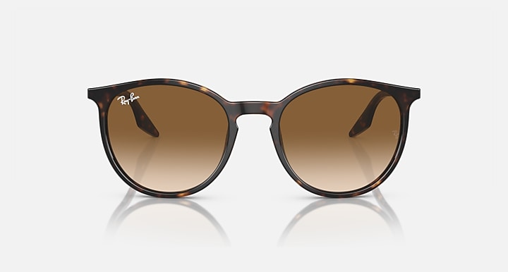 RAY-BAN : RB 2204 — Lunettes Phantos en acétate Havane polie avec lentilles brune clair | RB2204 902/51 51