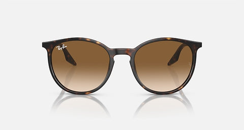 RAY-BAN : RB 2204 — Lunettes Phantos en acétate Havane polie avec lentilles brune clair | RB2204 902/51 51