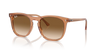 RAY-BAN : RB 2210— Lunettes en propionate brun transparent poli carré avec lentilles clair et brun | Rb2210 6764/51 53