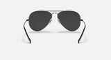 RAY-BAN : AVIATEUR Noir Total (Total Black) en Métal Noir poli et lentille Noir Polarisé | Rb3025 002/48 58