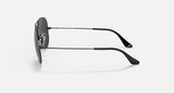 RAY-BAN : AVIATEUR Noir Total (Total Black) en Métal Noir poli et lentille Noir Polarisé | Rb3025 002/48 58