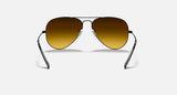 RAY-BAN : AVIATEUR FLASH LENSES GRADIENT | lentilles éclair bleu flash dégradé | RB3025 002/4O