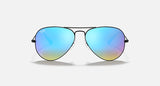 RAY-BAN : AVIATEUR FLASH LENSES GRADIENT | lentilles éclair bleu flash dégradé | RB3025 002/4O