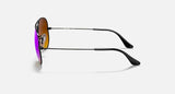 RAY-BAN : AVIATEUR FLASH LENSES GRADIENT | lentilles éclair bleu flash dégradé | RB3025 002/4O