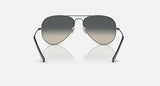RAY-BAN : AVIATEUR Dégradé en Métal Gris anthracite poli et lentilles grises | Rb3025 004/78