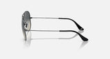 RAY-BAN : AVIATEUR Dégradé en Métal Gris anthracite poli et lentilles grises | Rb3025 004/78