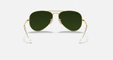 RAY-BAN : AVIATEUR FLASH en Métal Or mat et lentilles bleu éclair | Rb3025 112/17