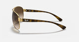 RAY-BAN : RB3386 en Acier Or Arista poli et lentilles brune dégradé | RB3386 001/13