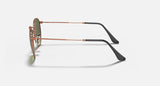 RAY-BAN : ROUND METAL en Bronze-cuivre poli et lentilles dégradé vert | Rb3447 9002a6