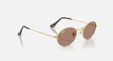 RAY-BAN : RB3547 en Or Arista poli et lentilles violet clair | Rb3547 001/1a 51