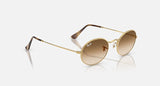 RAY-BAN : RB3547 en Or Arista poli et lentilles marron clair dégradé | Rb3547 001/51