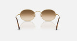 RAY-BAN : RB3547 en Or Arista poli et lentilles marron clair dégradé | Rb3547 001/51