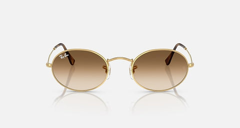 RAY-BAN : RB3547 en Or Arista poli et lentilles marron clair dégradé | Rb3547 001/51