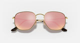 RAY-BAN : RB3548N en Or Arista poli et lentilles bronze miroir | Rb3548n 001/z2