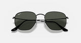 RAY-BAN : RB3548N en noir poli et lentilles G-15 vert polarisé | Rb3548n 002/58