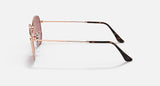 RAY-BAN : RB3548N en Or rose poli et lentilles en violet polarisé | Rb3548n 9202/af