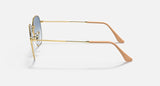 RAY-BAN : RB3548 en Or Arista poli et lentilles dégradé bleu clair | RB3548 001/3F