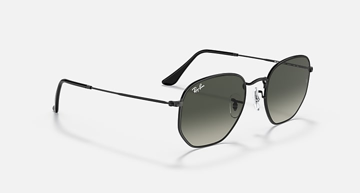 RAY-BAN : RB3548 en noir poli et lentilles dégradé gris | Rb3548 002/71