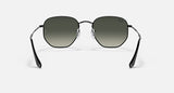 RAY-BAN : RB3548 en noir poli et lentilles dégradé gris | Rb3548 002/71