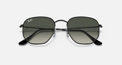 RAY-BAN : RB3548 en noir poli et lentilles dégradé gris | Rb3548 002/71